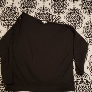 Off Shoulder Black Top